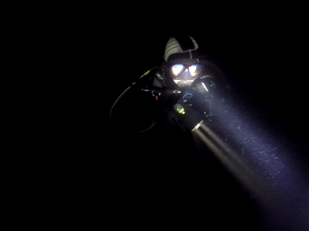 Aprende buceo en Uruguay_buceo_nocturno_night_dive